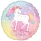 17&#x22; Enchanted Unicorn Birthday Mylar Balloon